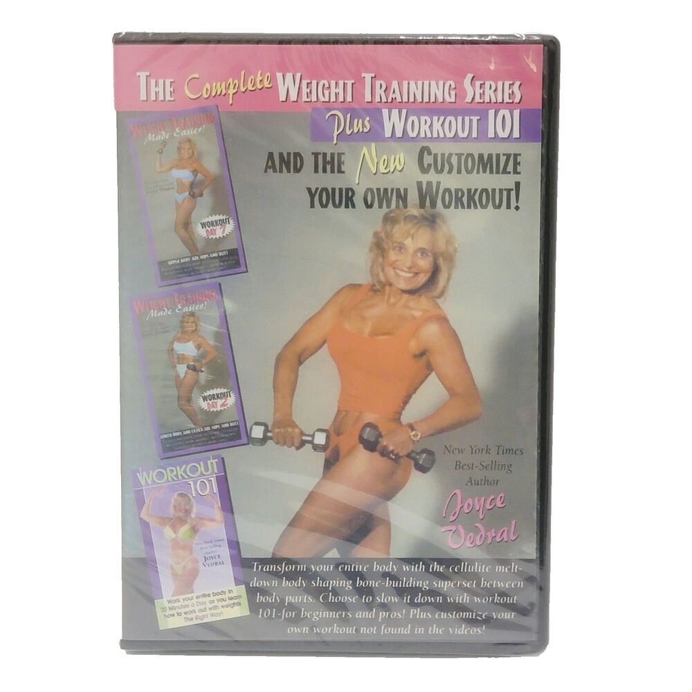 Joyce Vedral DVD The Complete Weight Training Series Plus Workout 101 NEW